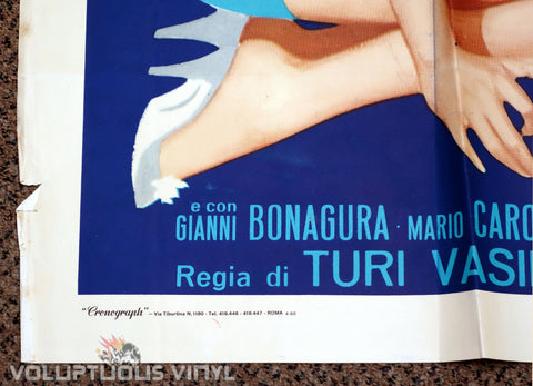 Le Signore - Italian 4F Movie Poster - Corner Tear