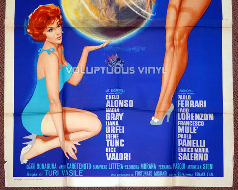 Le Signore - Italian 4F Movie Poster - Bottom Half - Nadia Gray
