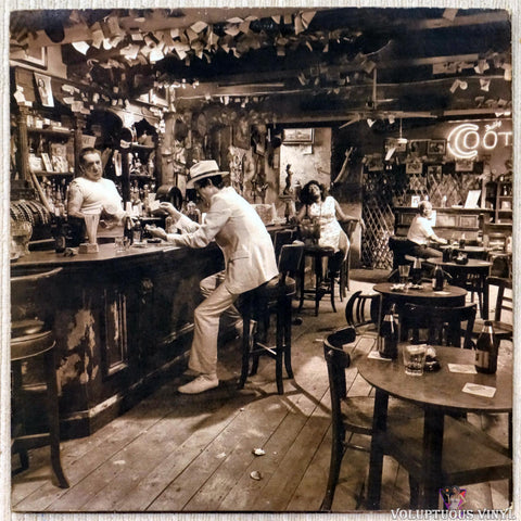 Led Zeppelin ‎– In Through The Out Door vinyl record back cover