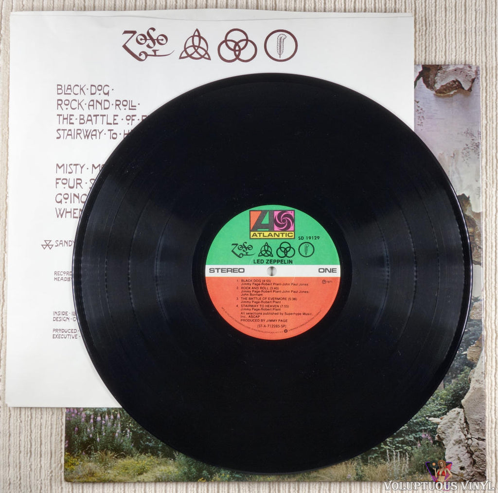 Led Zeppelin ‎– IV (1971) Vinyl, LP, Album – Voluptuous Vinyl Records