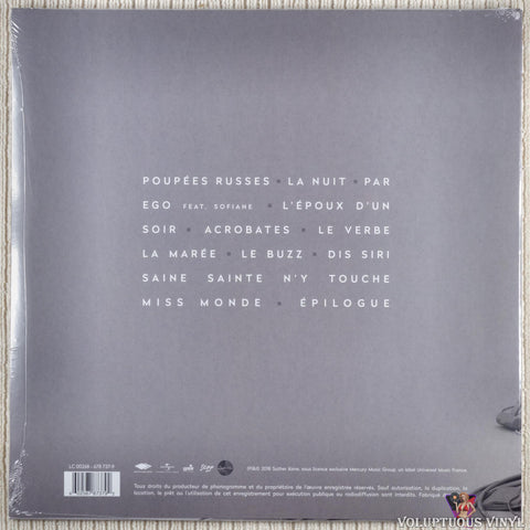 L.E.J – Poupées Russes vinyl record back cover