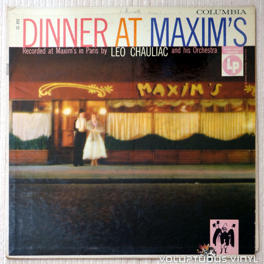 Leo Chauliac And His Orchestra ‎– Dinner At Maxim's - Vinyl Record - Front Cover
