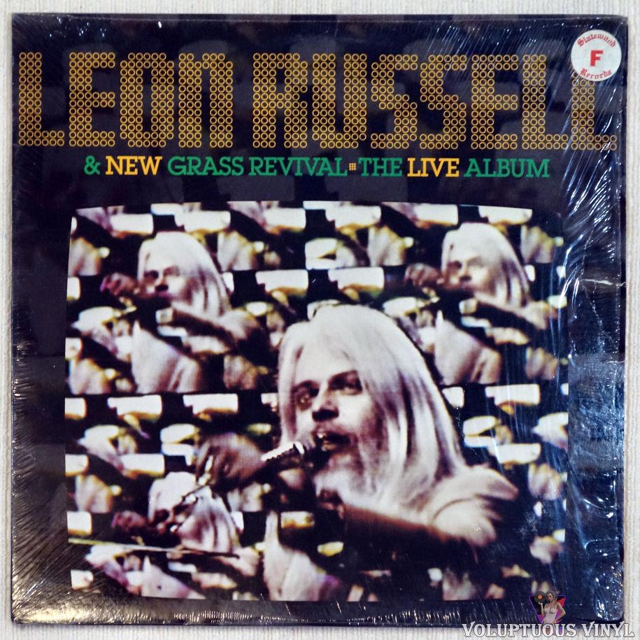 Leon Russell & New Grass Revival ‎– The Live Album vinyl record front cover