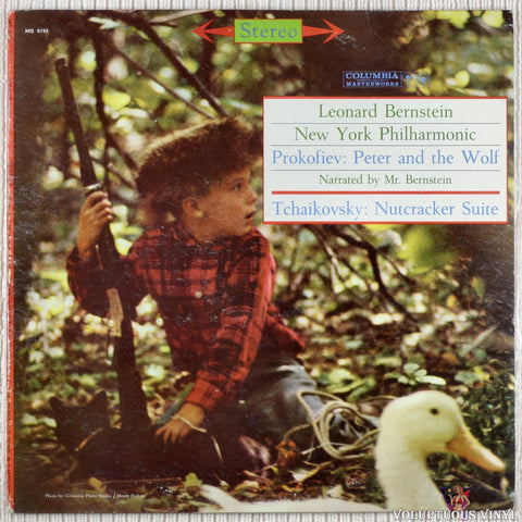 Leonard Bernstein, New York Philharmonic, Prokofiev, Tchaikovsky – Peter And The Wolf / Nutcracker Suite vinyl record front cover