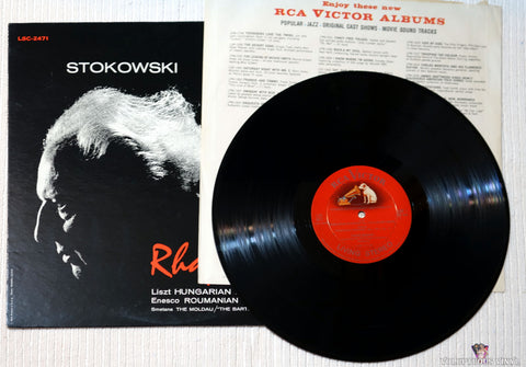 Leopold Stokowski Conducting The RCA Victor Symphony ‎– Rhapsodies vinyl record