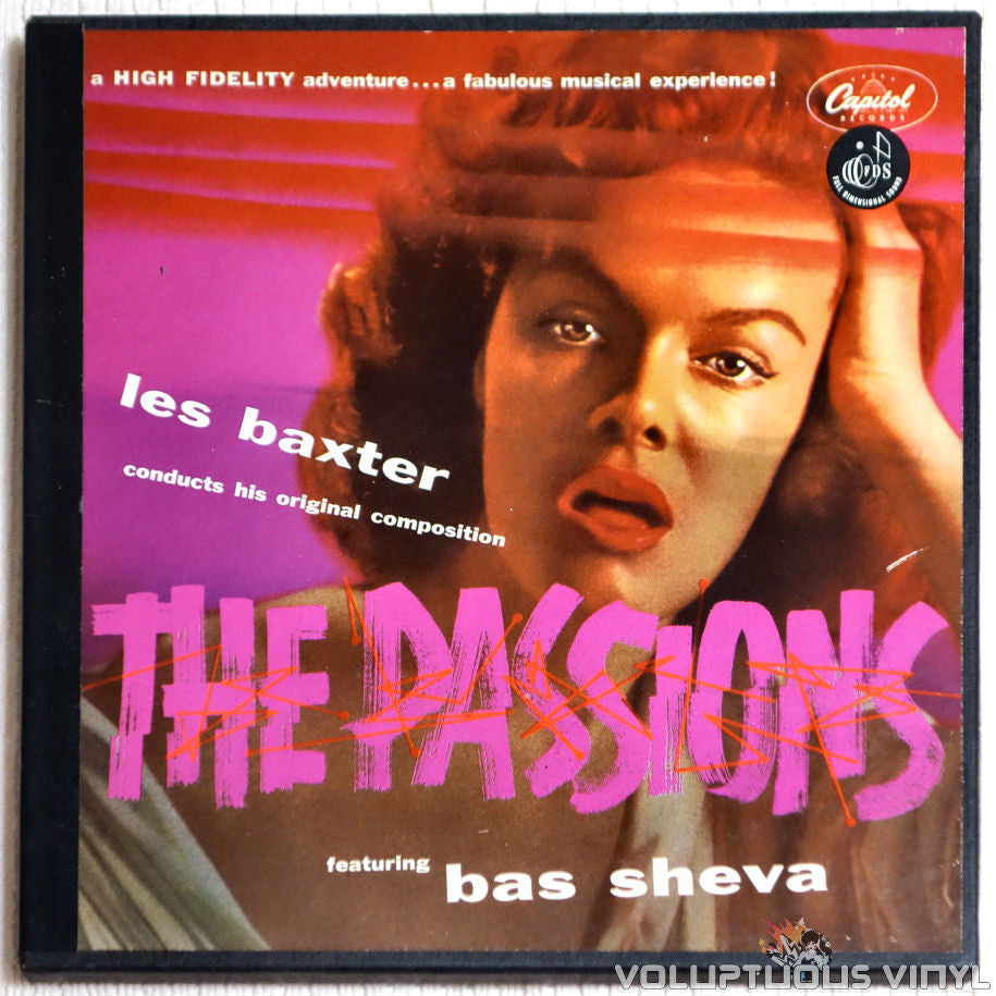 Les Baxter Featuring Bas Sheva ‎– The Passions - Vinyl Record - Front Cover