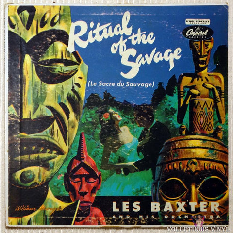 Les Baxter And His Orchestra ‎– Ritual Of The Savage (Le Sacre Du Sauvage) vinyl record front cover