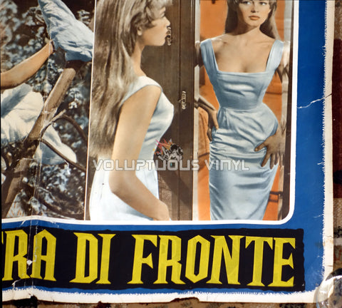The Light Across The Street [La finestra di fronte] (1957) - Italian Fotobusta - Sexy Brigitte Bardot Poster - Bottom Right