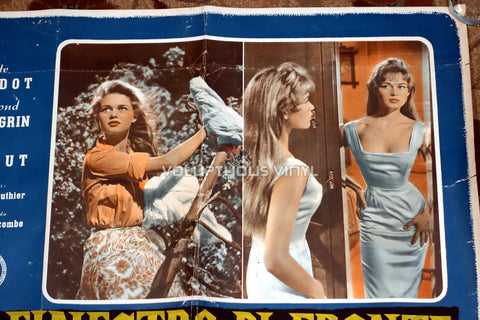 The Light Across The Street [La finestra di fronte] (1957) - Italian Fotobusta - Sexy Brigitte Bardot Poster - Top Right