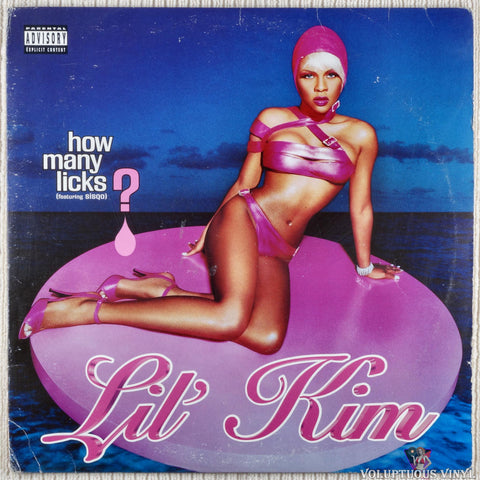 Lil' Kim Featuring Sisqo – How Many Licks? vinyl record front cover