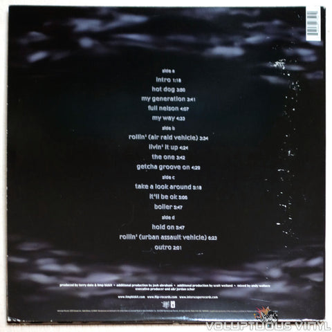 Limp Bizkit ‎– Chocolate Starfish And The Hot Dog Flavoured Water - Vinyl Record - Back Cover