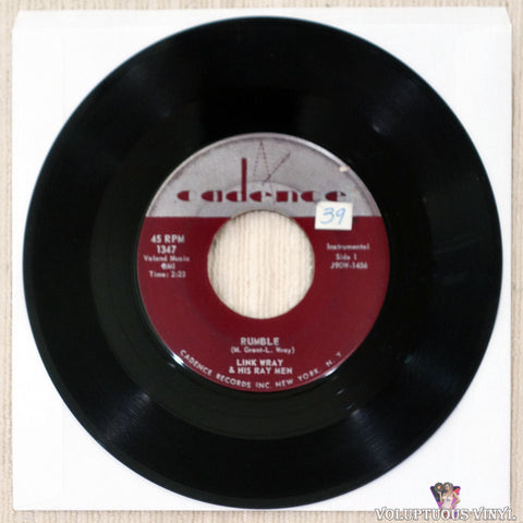 Link Wray & His Ray Men ‎– Rumble / The Swag (1958) 7" Single