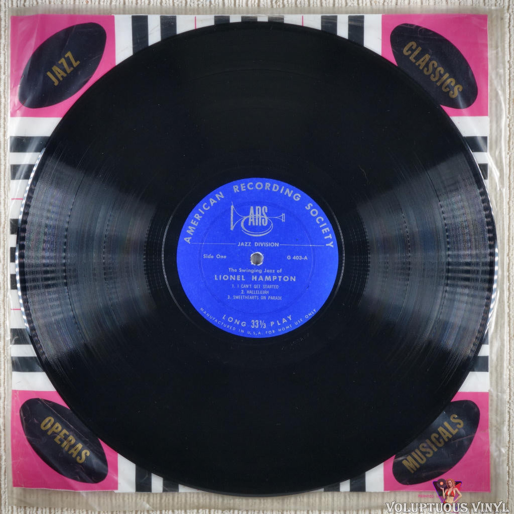 Lionel Hampton – The Swinging Jazz Of Lionel Hampton vinyl record Side A