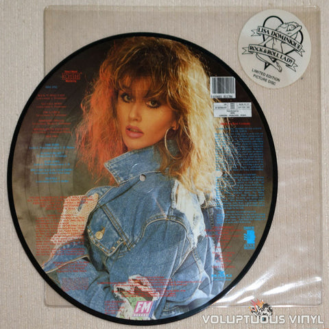 Lisa Dominique ‎Rock 'N' Roll Lady Sexy Vinyl Record Picture Disc