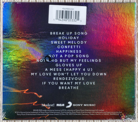 Little Mix ‎– Confetti CD back cover