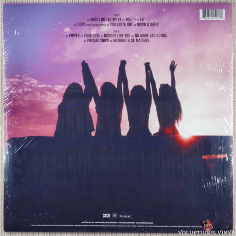 Little Mix ‎– Glory Days vinyl record back cover