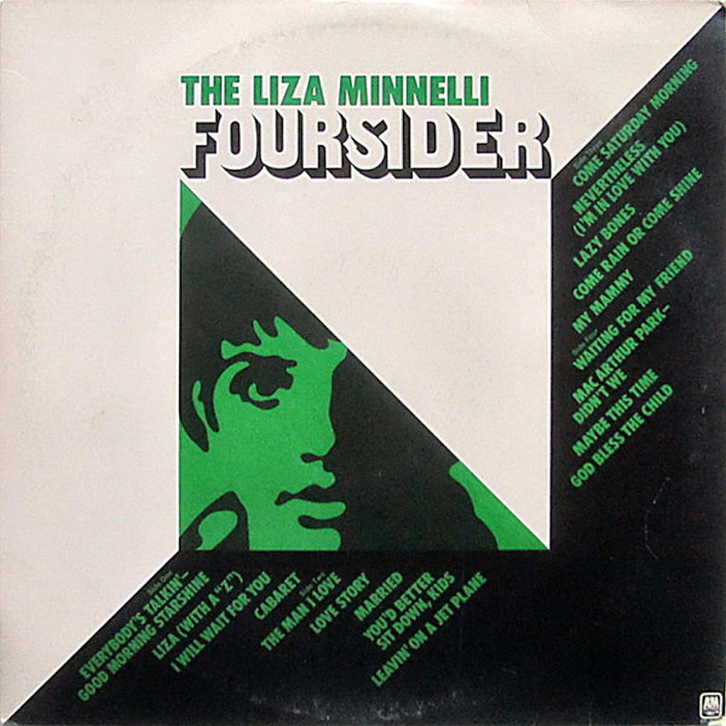Liza Minnelli – The Liza Minnelli Foursider vinyl record front cover
