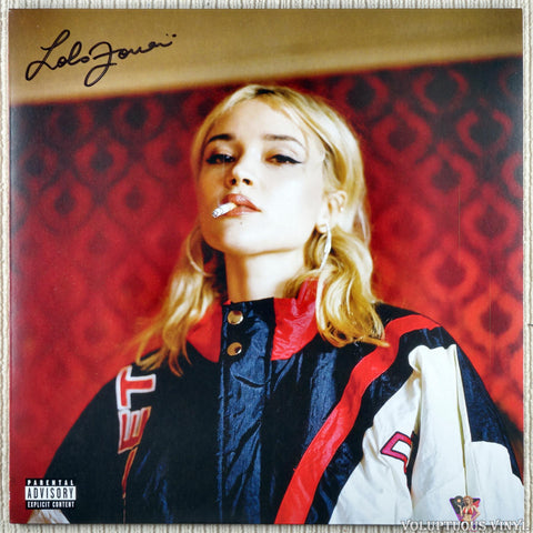 Lolo Zouaï – High Highs To Low Lows vinyl record front cover autographed