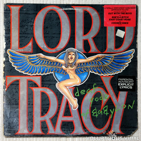 Lord Tracy ‎– Deaf Gods Of Babylon - Vinyl Record - Front Cover