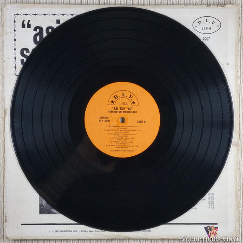 Lorenzo De Monteclaro ‎– Asi Soy Yo vinyl record