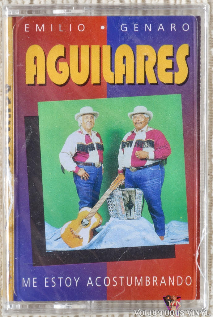 Los Aguilares ‎– Me Estoy Acostumbrando cassette tape front cover