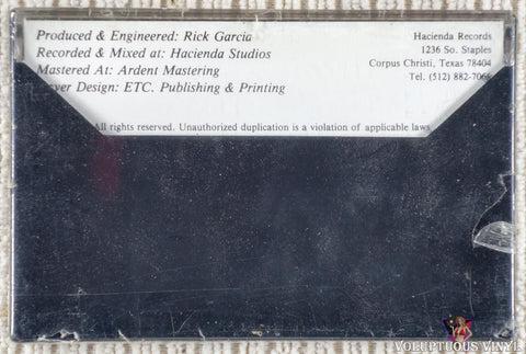 Los Dos Gilbertos – Traicionera cassette tape back cover