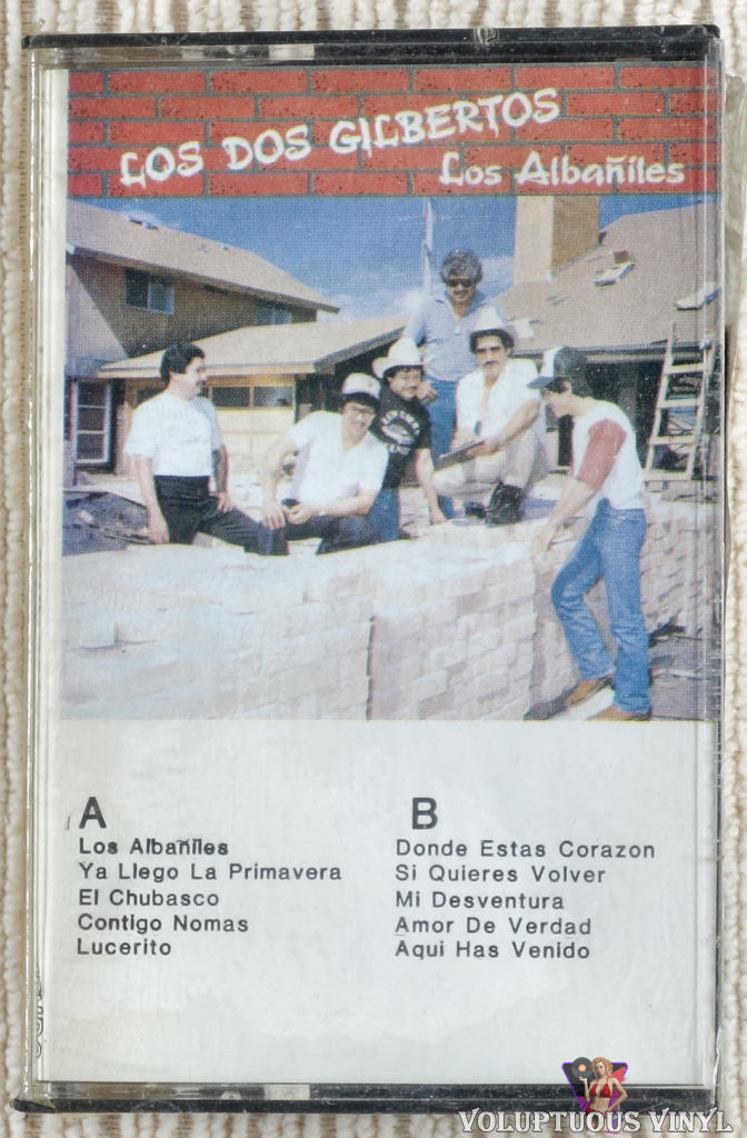 Los Dos Gilbertos ‎– Los Albañiles cassette tape front cover
