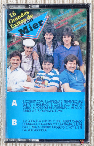 Los Mier – 16 Grandes Exitos De Los Mier cassette tape front cover