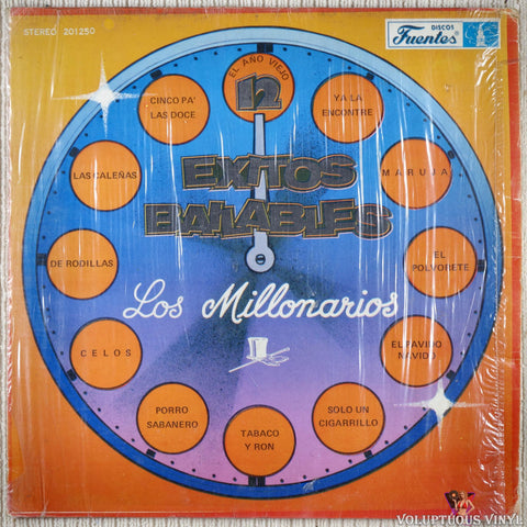Los Millonarios – 12 Exitos Bailables vinyl record front cover