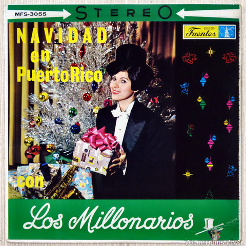 Los Millonarios ‎– Navidad En Puerto Rico vinyl record front cover