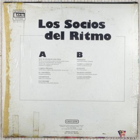 Los Socios Del Ritmo – Solo Para Bailar vinyl record back cover