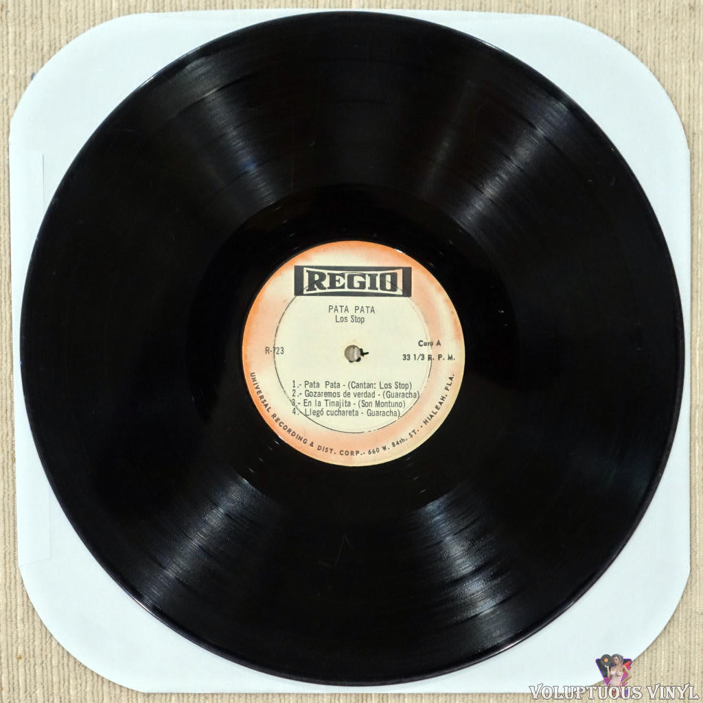 Los Stop ‎– Pata Pata vinyl record Side A