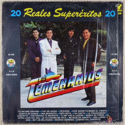 Los Temerarios ‎– 20 Reales Superexitos vinyl record front cover