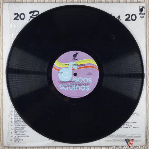 Los Temerarios ‎– 20 Reales Superexitos vinyl record