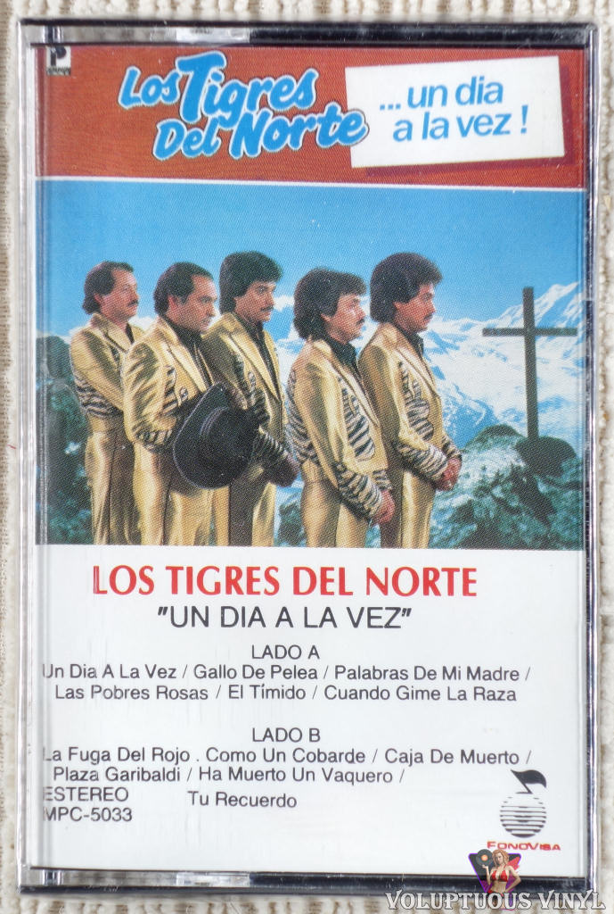 Los Tigres Del Norte – Un Dia A La Vez cassette tape front cover