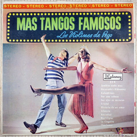 Los Violines De Pego ‎– Mas Tangos Famosos (Vol. III) vinyl record front cover
