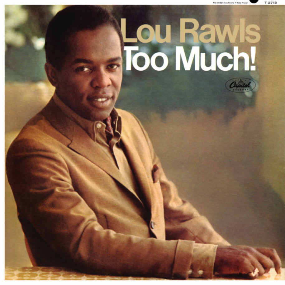 Lou Rawls ‎– Too Much! - Vinyl Record - Front Cover