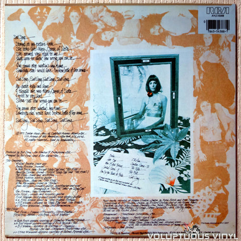 Lou Reed ‎– Berlin - Vinyl Record - Back Cover
