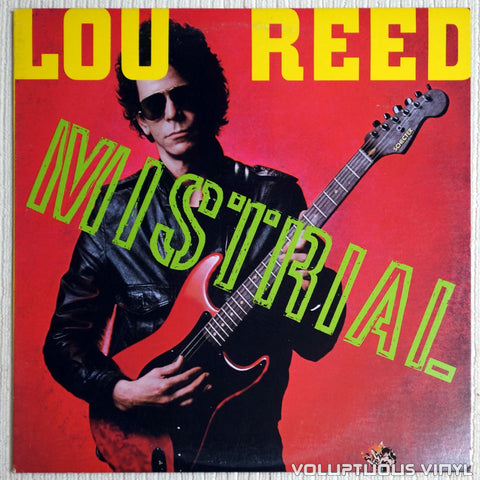 Lou Reed ‎– Mistrial - Vinyl Record - Front Cover