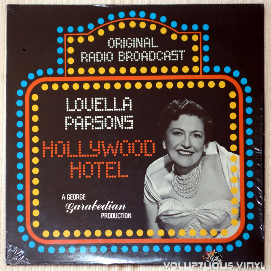 Louella Parsons ‎– Hollywood Hotel - Vinyl Record - Front Cover