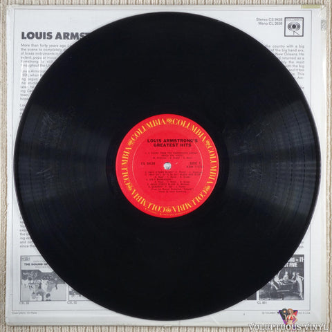 Louis Armstrong – Greatest Hits vinyl record