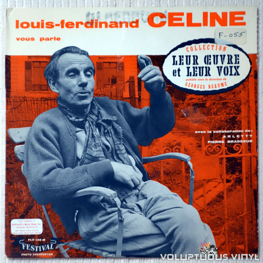 Louis-Ferdinand Céline Vous Parle - Vinyl Record - Front Cover