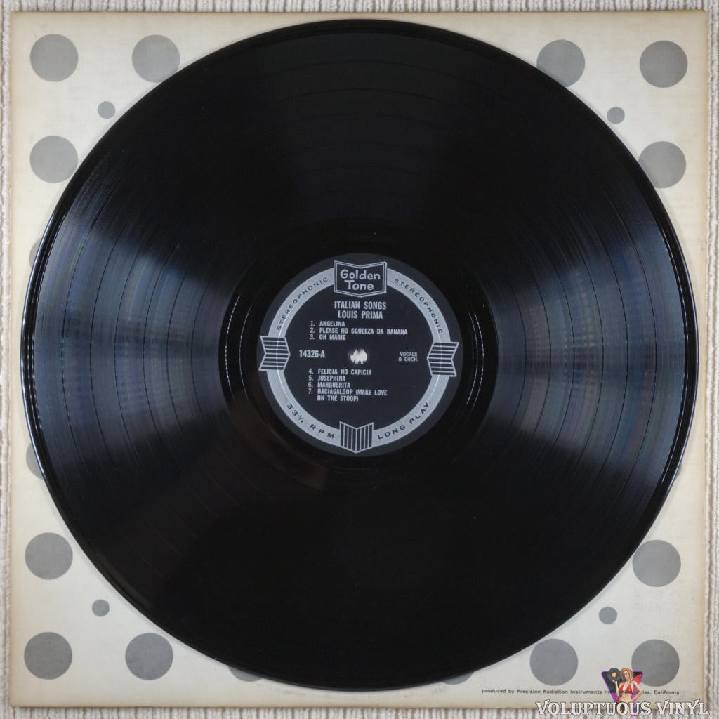 Louis Prima With Phil Brito ‎– Italian Favorites (?) Vinyl, LP, Album,  Stereo – Voluptuous Vinyl Records
