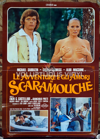 The Loves and Times of Scaramouche (1976) - 2 x Italian Soggetto - Ursula Andress