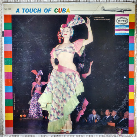 Luis Tiramani And His Orchestra ‎– A Touch Of Cuba vinyl record front cover