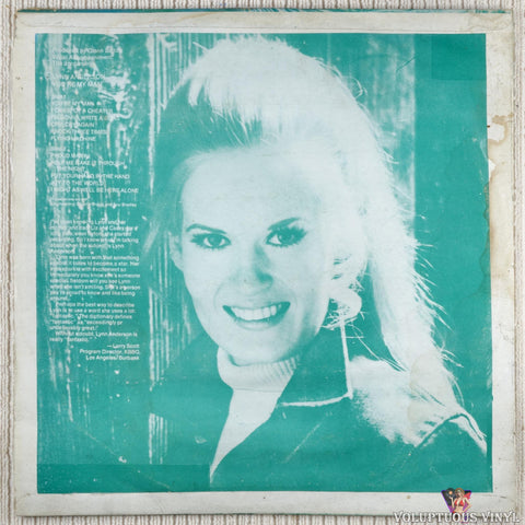 Lynn Anderson – You're My Man vinyl record back cover