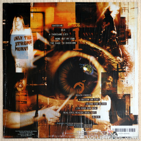 Machine Head ‎– Burn My Eyes - Vinyl Record - Back Cover