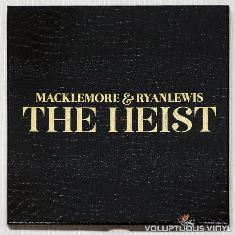 Macklemore & Ryan Lewis ‎– The Heist - Limited Edition Gold Plated Vinyl LP - Front Cover