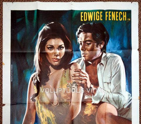 Madame and Her Niece 1970 Italian 2F Poster - Edwige Fenech Top Half