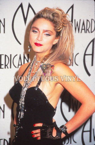 Madonna At The American Music Awards 1985 Color Transparency